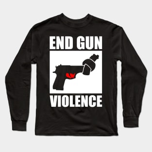 End Gun Violence Long Sleeve T-Shirt